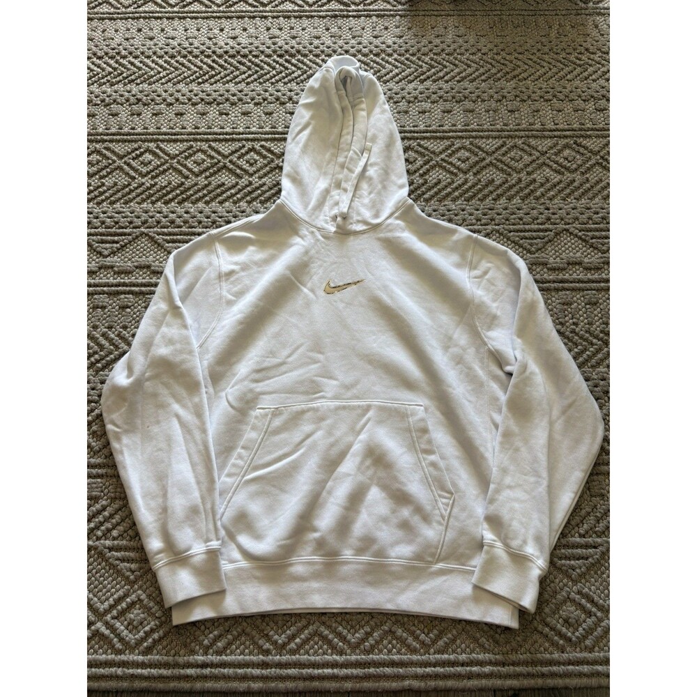 Nike Spaceship Logo Hoodie White Medium *stains